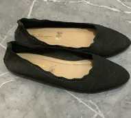 Flatshoes Rajut Hitam 